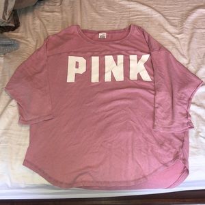 PINK 3/4 sleeve shirt